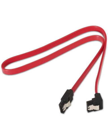 Cable sata aisens a130-0156/ sata hembra - sata hembra/ hasta 0.1w/ 768mbps/ 50cm/ rojo