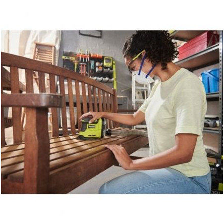 Lijadora triangular ryobi one+ 18v rps18-0/ incluye 6 lijas/ sin batería ni cargador
