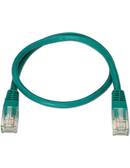 Cable de red rj45 utp aisens a135-0246/ cat.6/ 1m/ verde