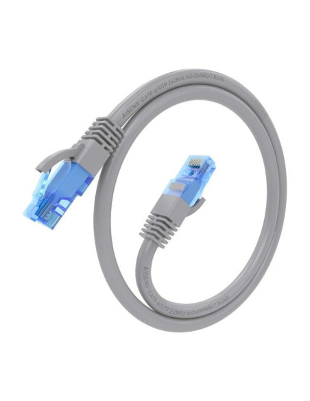 Cable de red rj45 awg26 cca utp aisens a135-0777 cat.6/ 2m/ gris
