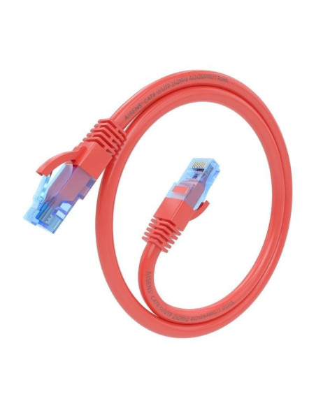 Cable de red rj45 awg26 cca utp aisens a135-0787 cat.6/ 50cm/ rojo
