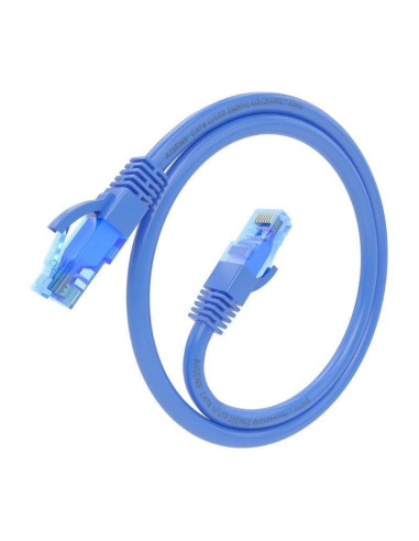 Cable de red rj45 awg26 cca utp aisens a135-0800 cat.6/ 1.5m/ azul