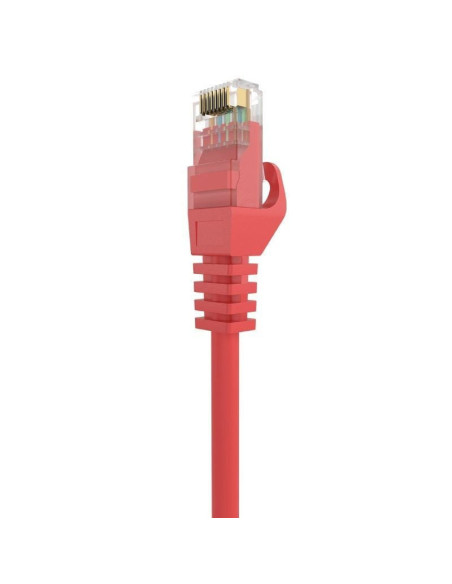 Cable de red rj45 awg24 utp aisens a145-0559 cat.6a/ lszh/ 1m/ rojo