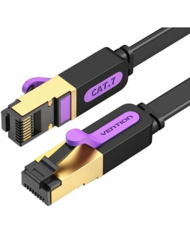 Cable de red rj45 sftp vention icdbg cat7/ 1.5m/ negro