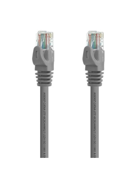 Cable de red rj45 utp aisens a145-0331 cat.6a/ 15m/ gris