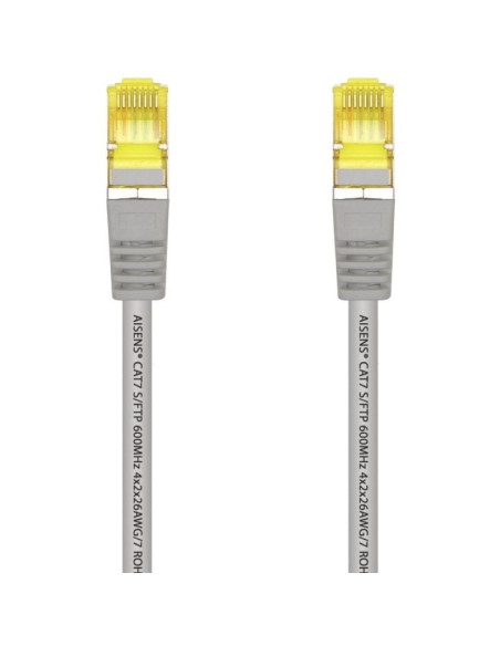 Cable de red rj45 s/ftp aisens a146-0332 cat.7/ 25cm/ gris