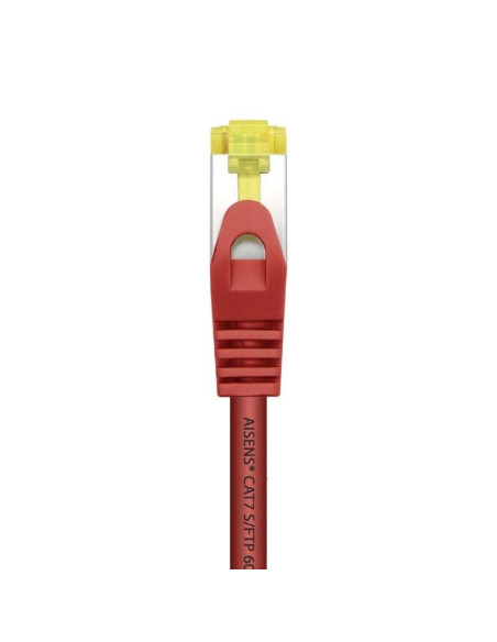 Cable de red rj45 sftp aisens a146-0469 cat.7/ 50cm/ rojo