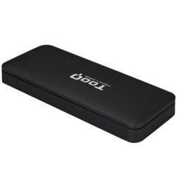 Caja externa para disco ssd m.2 nvme tooq tqe-2280b/ usb 3.1/ sin tornillos