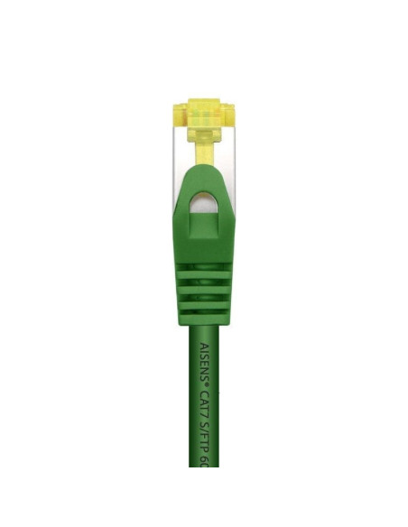 Cable de red rj45 sftp aisens a146-0480 cat.7/ 25cm/ verde