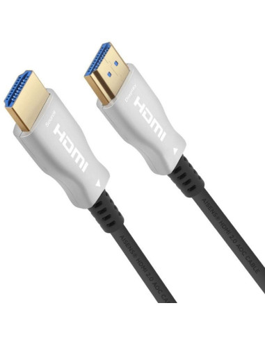 Cable hdmi 2.0 aoc 4k aisens a148-0380/ hdmi macho - hdmi macho/ 50m/ negro