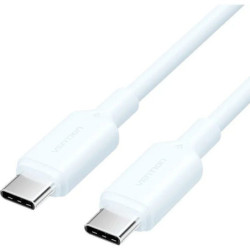 Cable usb 2.0 tipo-c 3a vention trcsh/ usb tipo-c macho - usb tipo-c macho/ hasta 60w/ 480mbps/ 2m/ azul