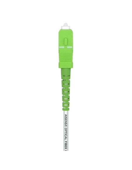 Cable de fibra óptica g657a2 3.0 aisens a152-0498/ lszh/ 10m/ blanco