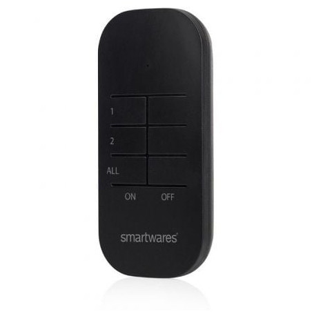 Set de mini enchufes para exterior smartwares sh4-99653/ negros