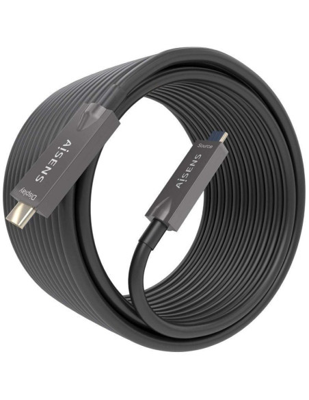 Cable usb 3.1 tipo-c aisens a157-0882/ usb tipo-c macho - usb tipo-c macho/ hasta 60w/ 10gbps/ 10m/ negro