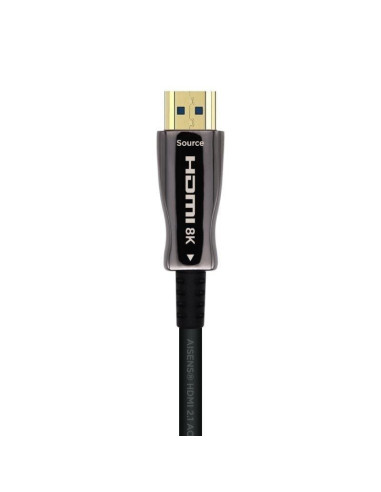 Cable hdmi 2.1 aoc 8k aisens a153-0522/ hdmi macho - hdmi macho/ 60m/ negro