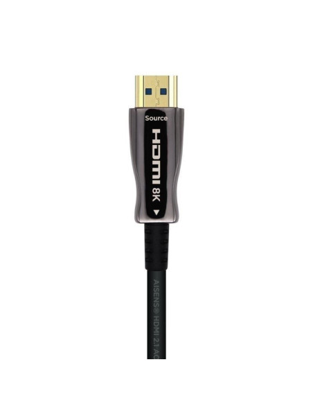 Cable hdmi 2.1 aoc 8k aisens a153-0523/ hdmi macho - hdmi macho/ 70m/ negro