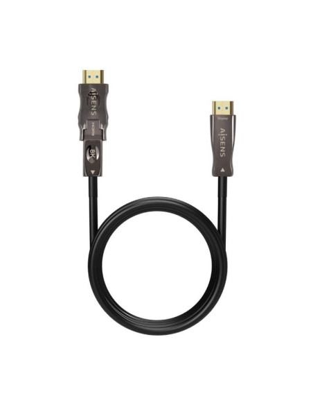 Cable hdmi 2.1 aoc 8k desmontable aisens a153-0644/ hdmi macho / d macho - hdmi macho/ 15m/ negro