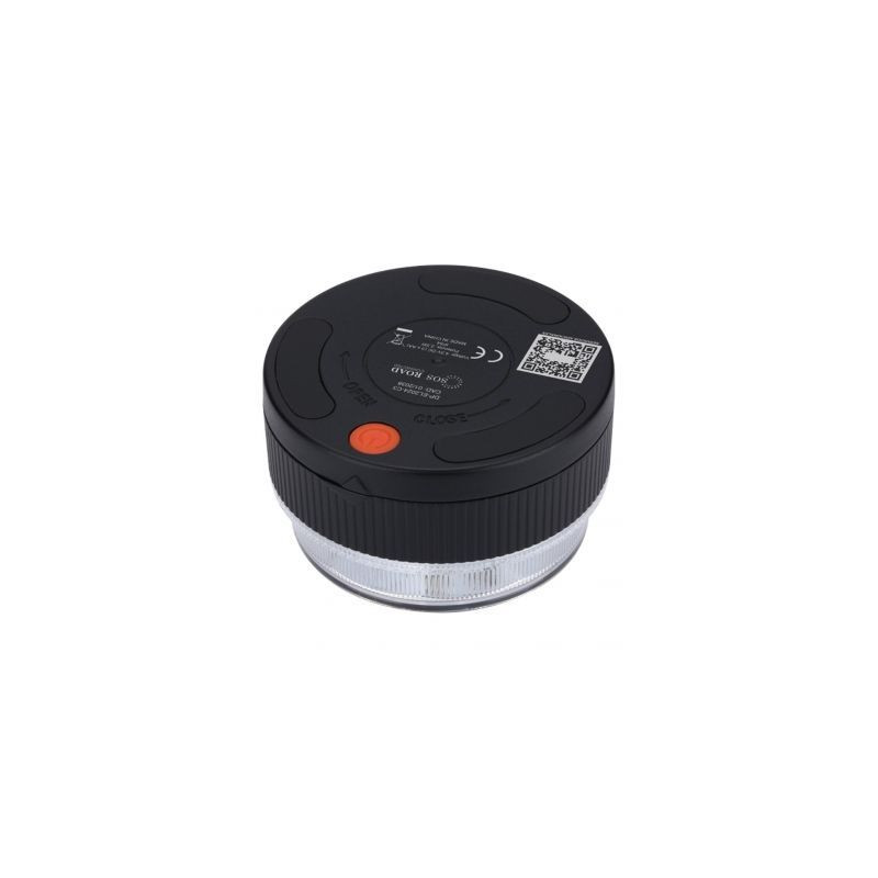 Luz baliza de emergencia para coche sos road connected el2024 v16/ homologada/ base imantada/ geolocalizable/ funciona a pilas