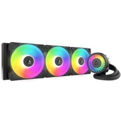 Sistema de refrigeración líquida arctic liquid freezer iii pro 420 a-rgb/ negro