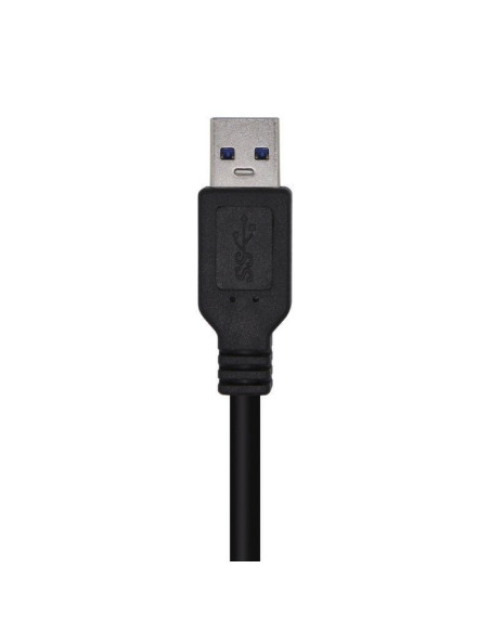 Cable usb 3.0 aisens a105-0447/ usb macho - usb macho/ 2m/ negro