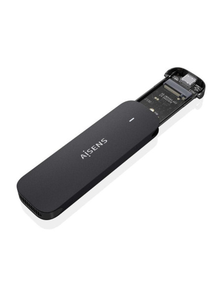 Caja externa para disco ssd m.2 nvme aisens asm2-024b/ usb 3.2/ sin tornillos