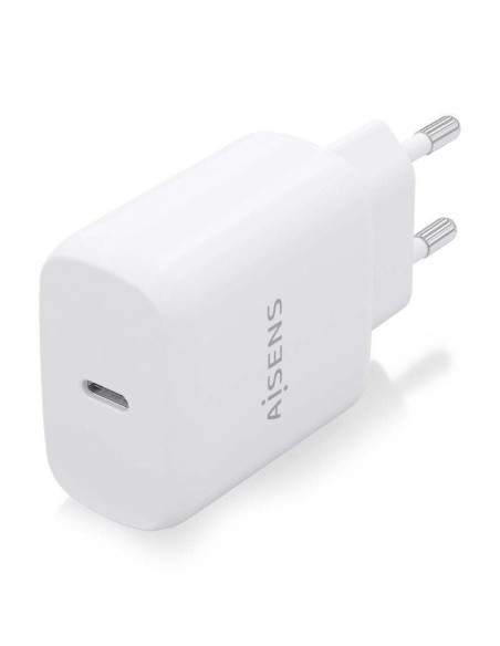 Cargador de pared aisens a110-0756/ 1xusb tipo-c/ 25w
