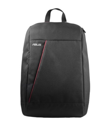 Mochila asus nereus para portátiles hasta 16'/ impermeable/ negra y roja