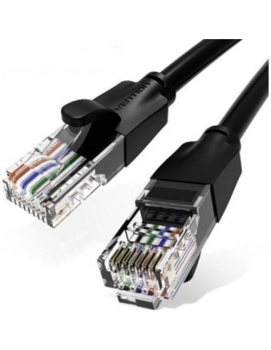 Cable de red rj45 utp vention ibebn cat.6/ 15m/ negro