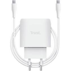 Cargador de Pared GaN Trust Maxo 45W/ 1xUSB Tipo-C/ Incluye Cable USB Tipo-C/ 45W