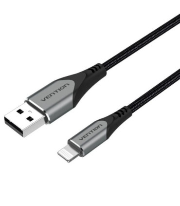 Cable usb 2.0 lightning vention labhh/ usb macho - lightning macho/ 2m/ gris