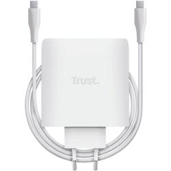 Cargador de Pared GaN Trust Maxo 100W/ 2xUSB Tipo-C/ Incluye Cable USB Tipo-C/ 100W