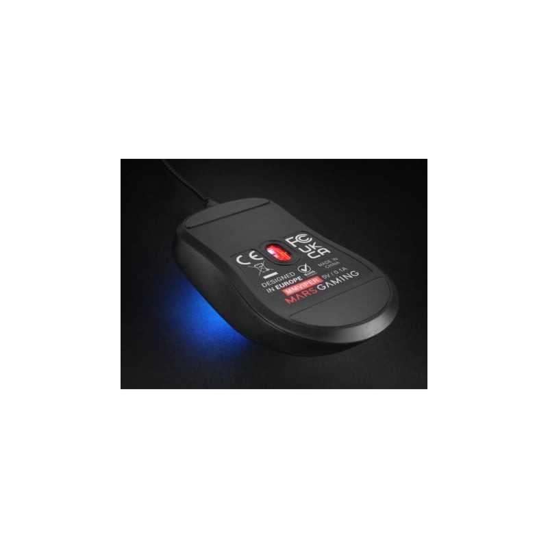 Ratón gaming mars gaming mm-viper/ hasta 12800 dpi