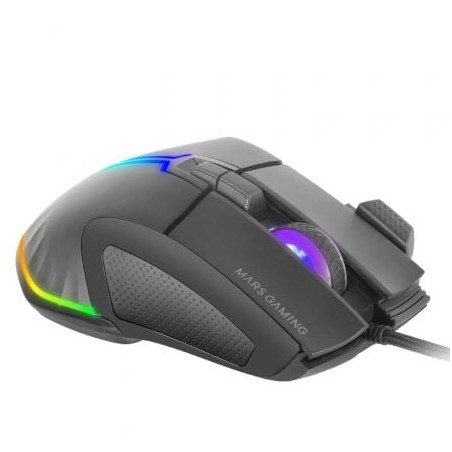 Ratón gaming mars gaming mm-xt/ hasta 12800 dpi