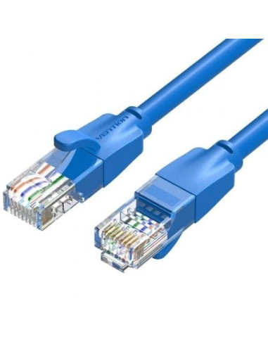 Cable de red rj45 utp vention ibelh cat.6/ 2m/ azul