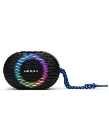 Altavoz con bluetooth aiwa bst-330bl/ 10w/ 1.0/ azul