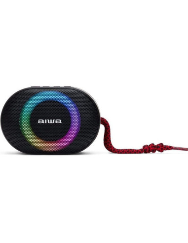 Altavoz con bluetooth aiwa bst-330rd/ 10w/ 1.0/ rojo