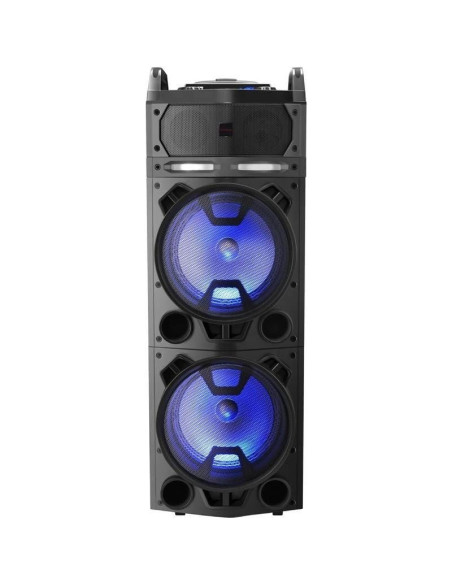 Altavoz portable con bluetooth aiwa kbtus-900/ 800w/ incluye 2 micrófonos
