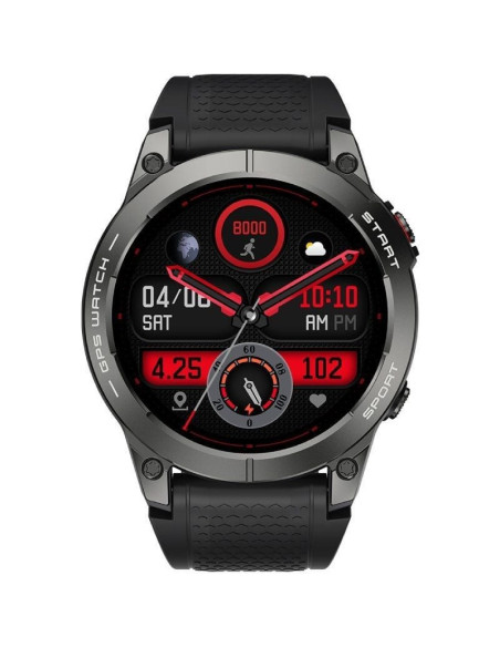 Smartwatch aiwa sw-a2000/ notificaciones/ frecuencia cardíaca/ gps/ negro