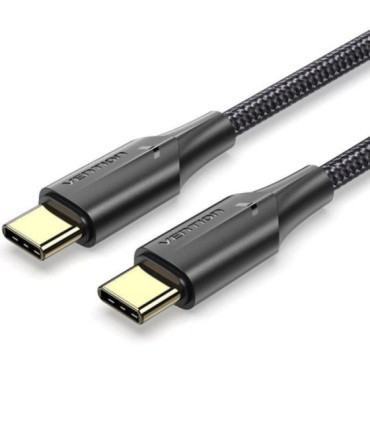 Cable usb 2.0 tipo-c 3a vention taubi/ usb tipo-c macho - usb tipo-c macho/ 480mbps/ 3m/ negro
