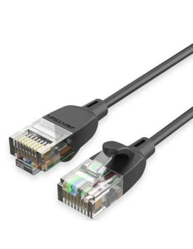 Cable de red rj45 utp vention ibjbk cat.6a/ 8m/ negro