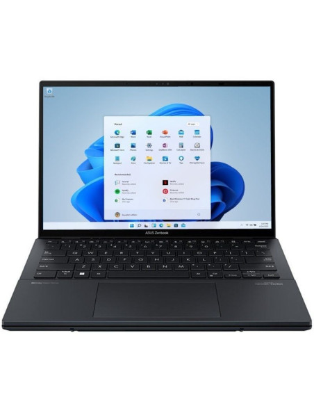 Portátil asus zenbook duo oled ux8406ma-pz255w intel core ultra 9-185h/ 32gb/ 1tb ssd/ 14'+14' táctil/ win11