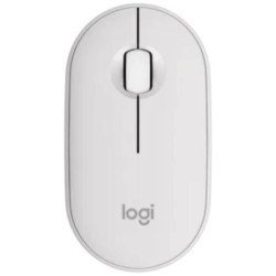 Ratón inalámbrico logitech pebble 2 m350s/ hasta 1000 dpi/ blanco