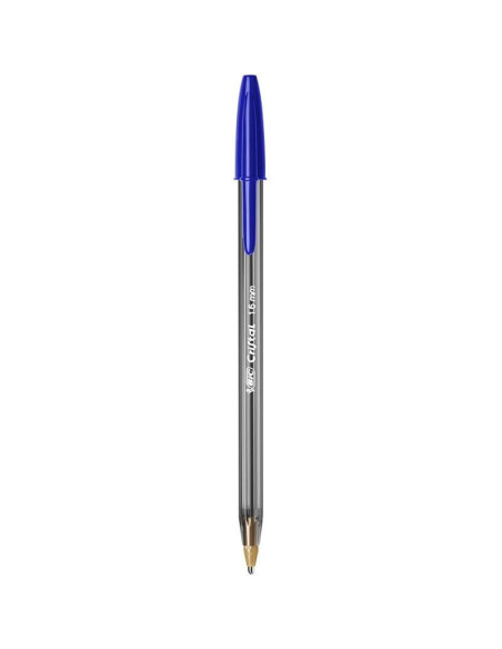 Caja de bolígrafos de tinta de aceite bic cristal large 880656/ 50 unidades/ azules
