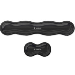 Pack de 2 reposamuñecas subblim ergo crystal flex