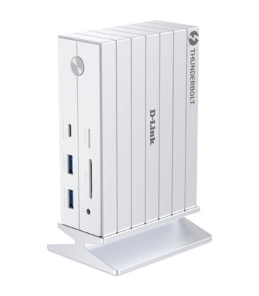 Docking thunderbolt 4 d-link duf-e01/e/ 5xusb/ 2xusb tipo-c/ 2xthunderblot/ 1xdisplayport/ 1xhdmi 4k/ 1xrj45/ 1xjack 3.5/