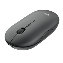 Ratón inalámbrico trust puck/ batería recargable/ hasta 1600 dpi