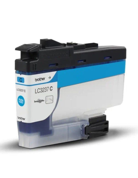 Cartucho de tinta original brother lc-3237c/ cian