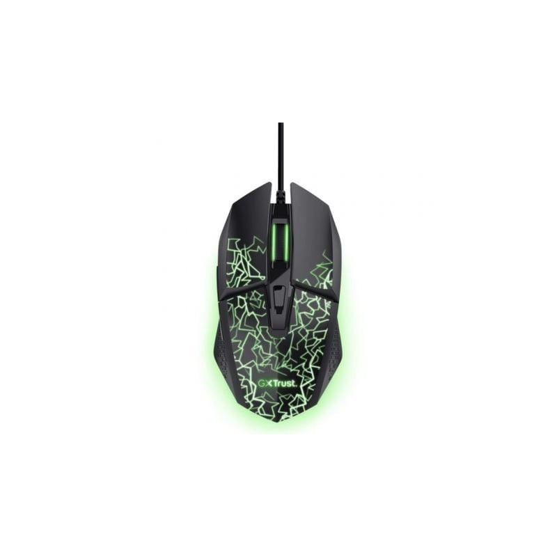 Ratón gaming trust gaming gxt 113 felox 25749/ hasta 6400 dpi