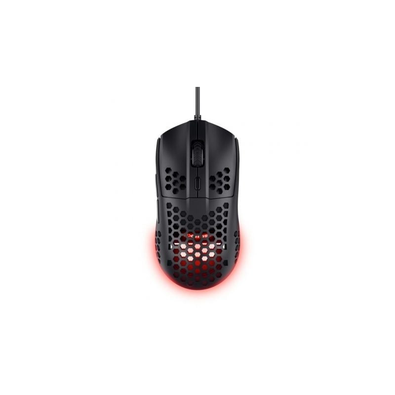 Ratón gaming trust gaming gxt 929 helox/ hasta 6400 dpi/ negro