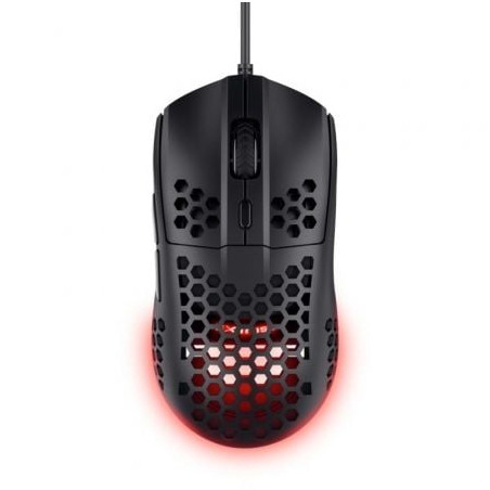 Ratón gaming trust gaming gxt 929 helox/ hasta 6400 dpi/ negro